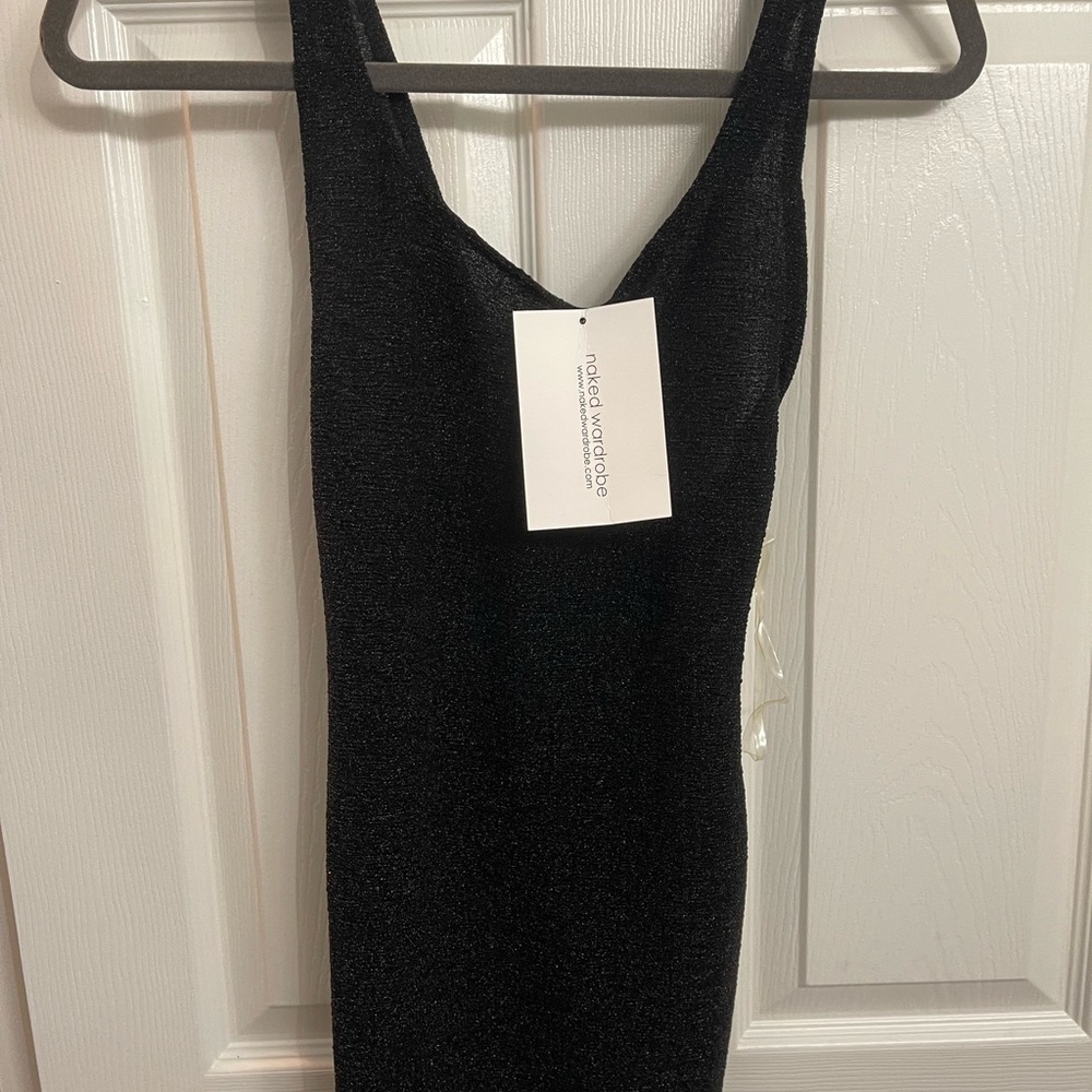 Black sparky Naked Wardrobe dress